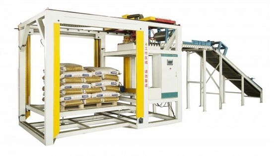Conventional Palletizer Line Lift Bottle Depalletizer Machine Film Pack 20kg