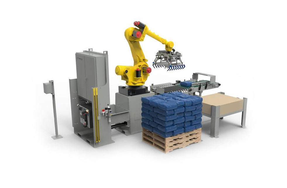 4 Axis Palletizer Robot Arm Machine Automatic Palletizing System Sugar Bagging